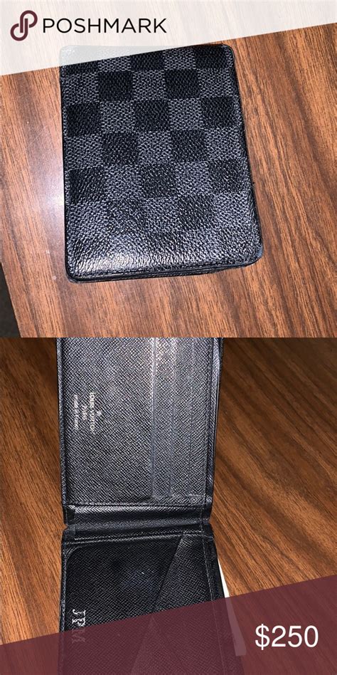 black and grey checkered louis vuitton wallet